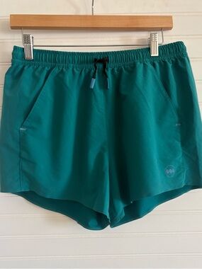 Janji Teal Athletic Running Shorts